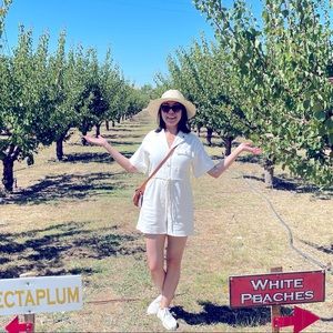 Madewell belted safari romper